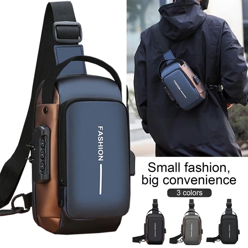 Hiking Backpack Waterproof - Bolsa Sling Casual Impermeável Antifurto, Mochila
