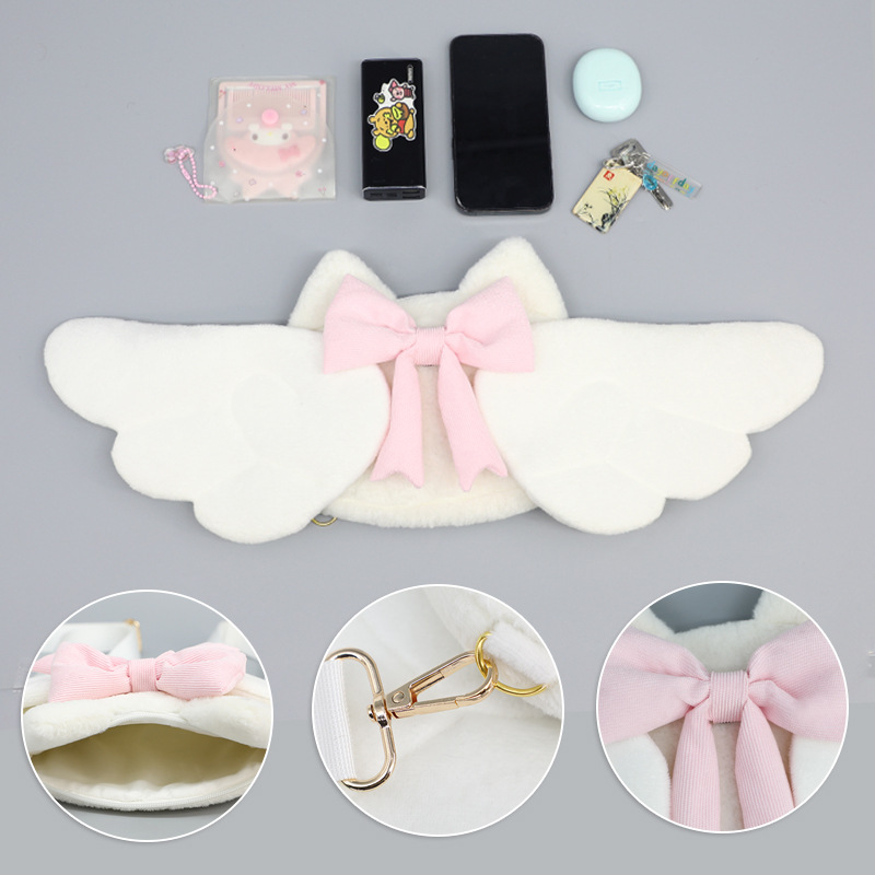 Mini Backpack Purse - Mochilas de Anjo para Meninas com