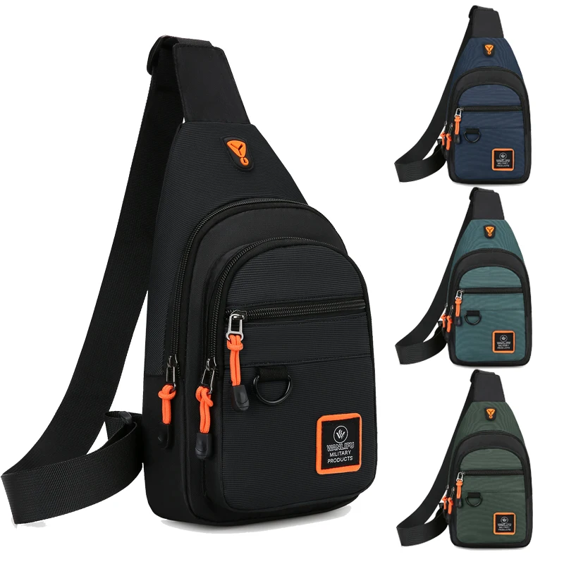 Hiking Backpack Waterproof - Nova bolsa de peito masculina, bolsa