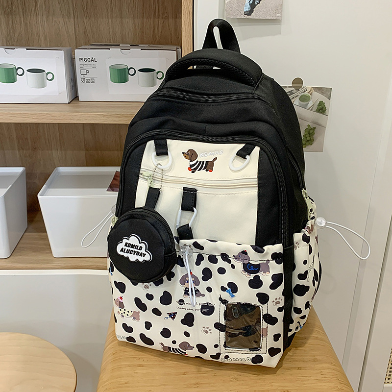 School Backpack Teen - Mochila estilo colegial com design moderno