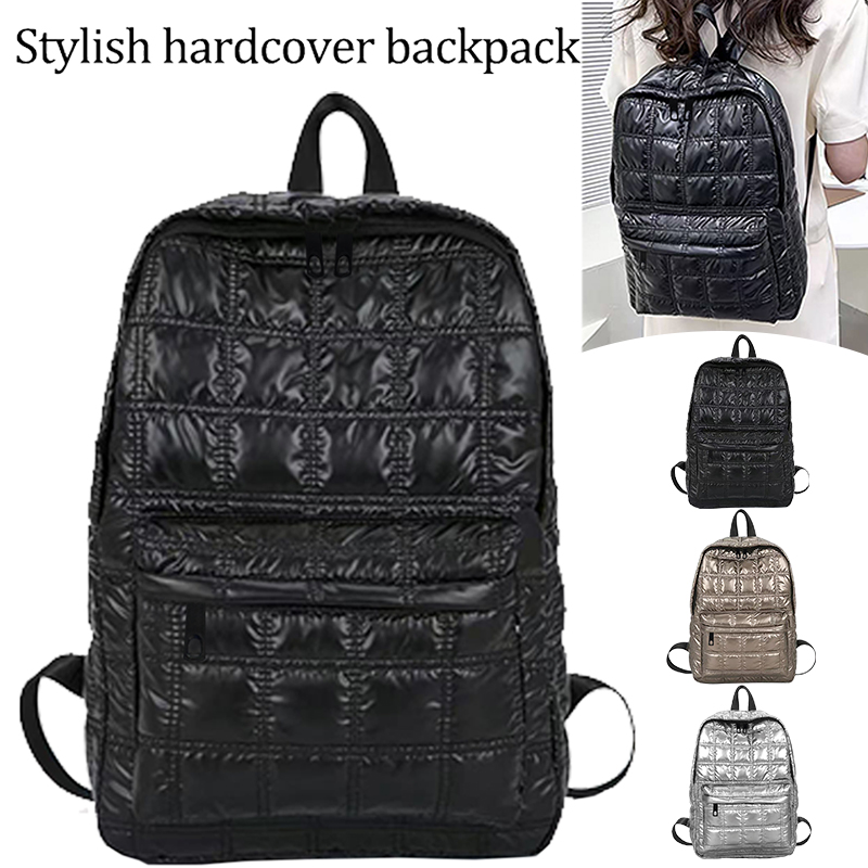 Canvas Backpack Casual - Mochila elegante e brilhante, multicolorida, alça
