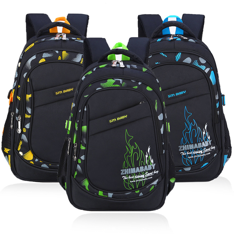 Canvas Backpack Casual - Mochila escolar leve à prova d'água
