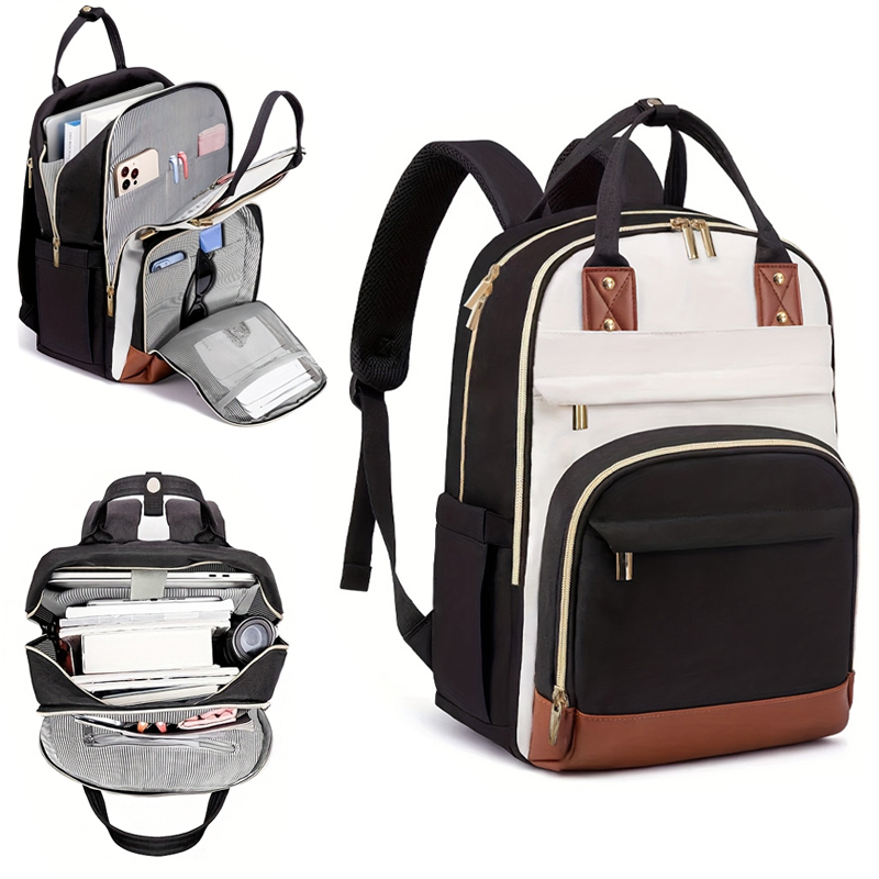 Fashion Backpack Women - Airline Design Ajustável Cintura Mulheres Multi-cor