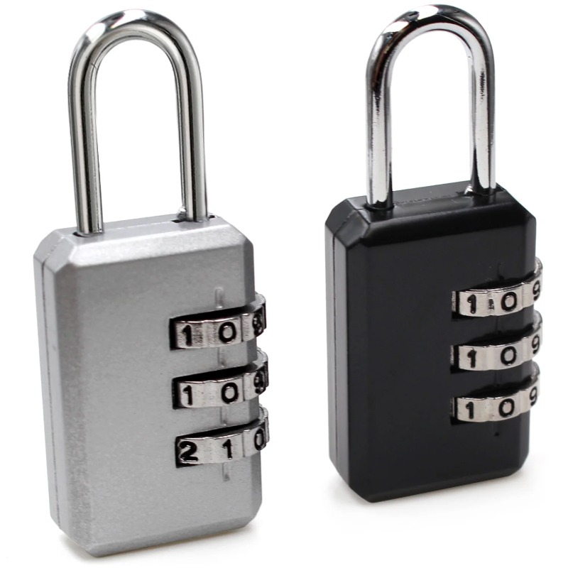 Backpack Lock Combo - Cadeado de Combinação Pequeno de 3