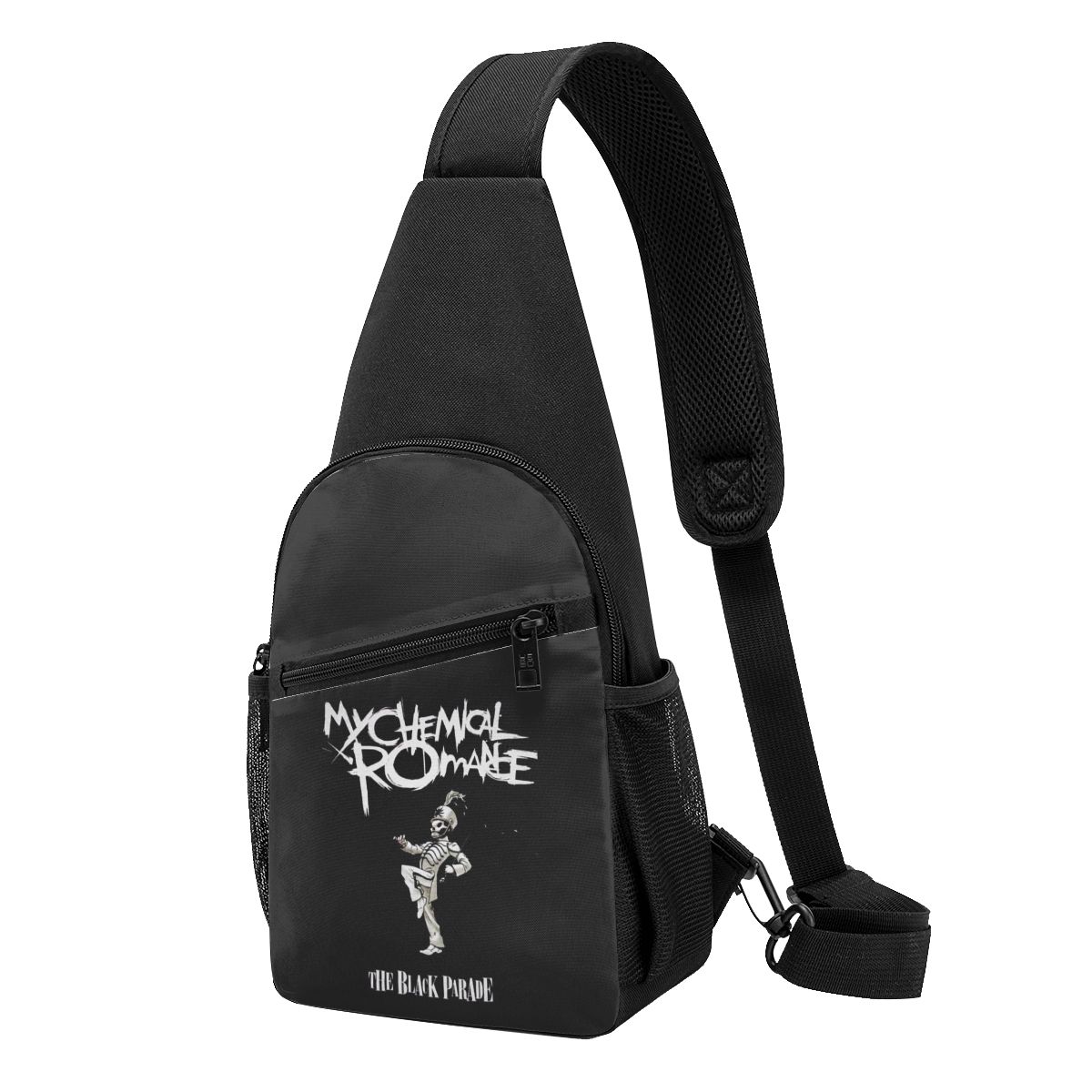 Sling Backpack Shoulder - Rock MCR My Chemical Romance Bolsa