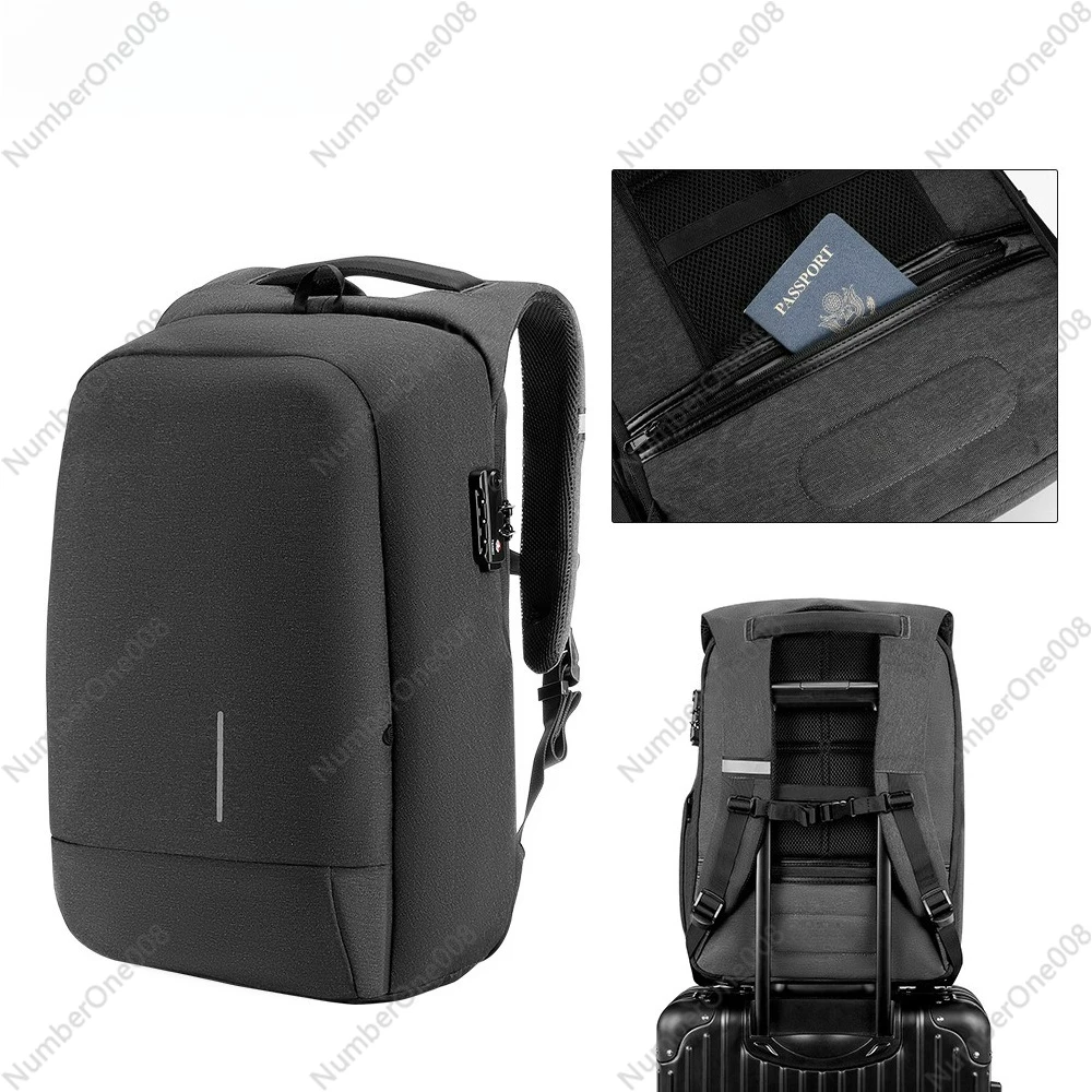 Laptop Backpack 15.6 - Mochila Refletiva Masculina para Laptop, Mochila