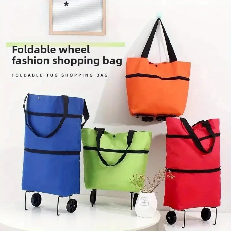 Foldable Backpack Small - Carrinho de Compras Portátil e Dobrável