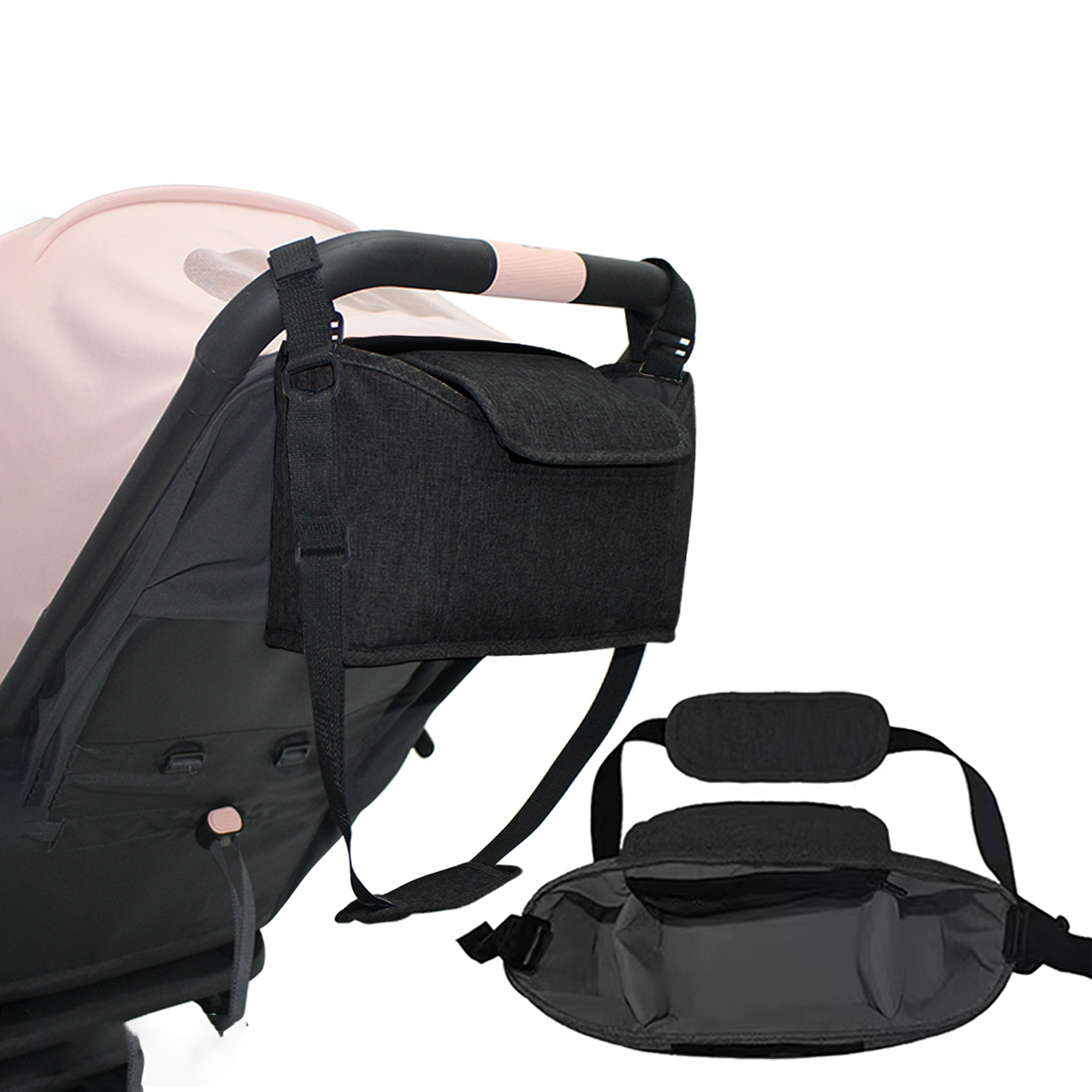 Backpack Diaper Bag - Bolsa de Armazenamento para Carrinho de