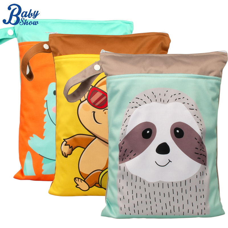 Backpack Diaper Bag - Babyshow 25x35cm saco seco molhado posição