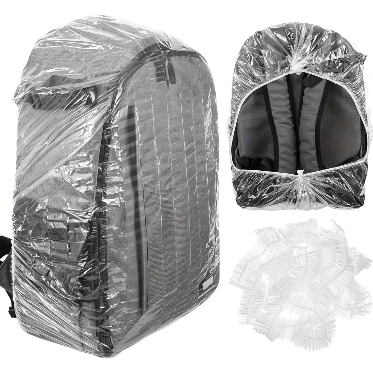 Rain Cover Backpack - Capa de chuva elástica descartável para