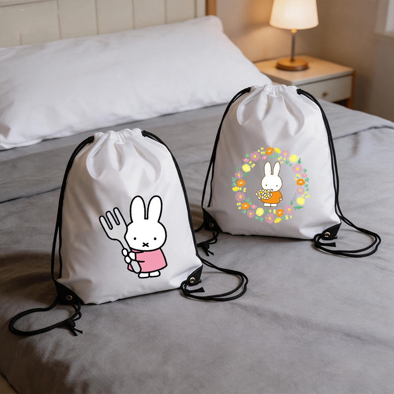 Drawstring Gym Bag - Bolsa com cordão Miffys para mulheres,