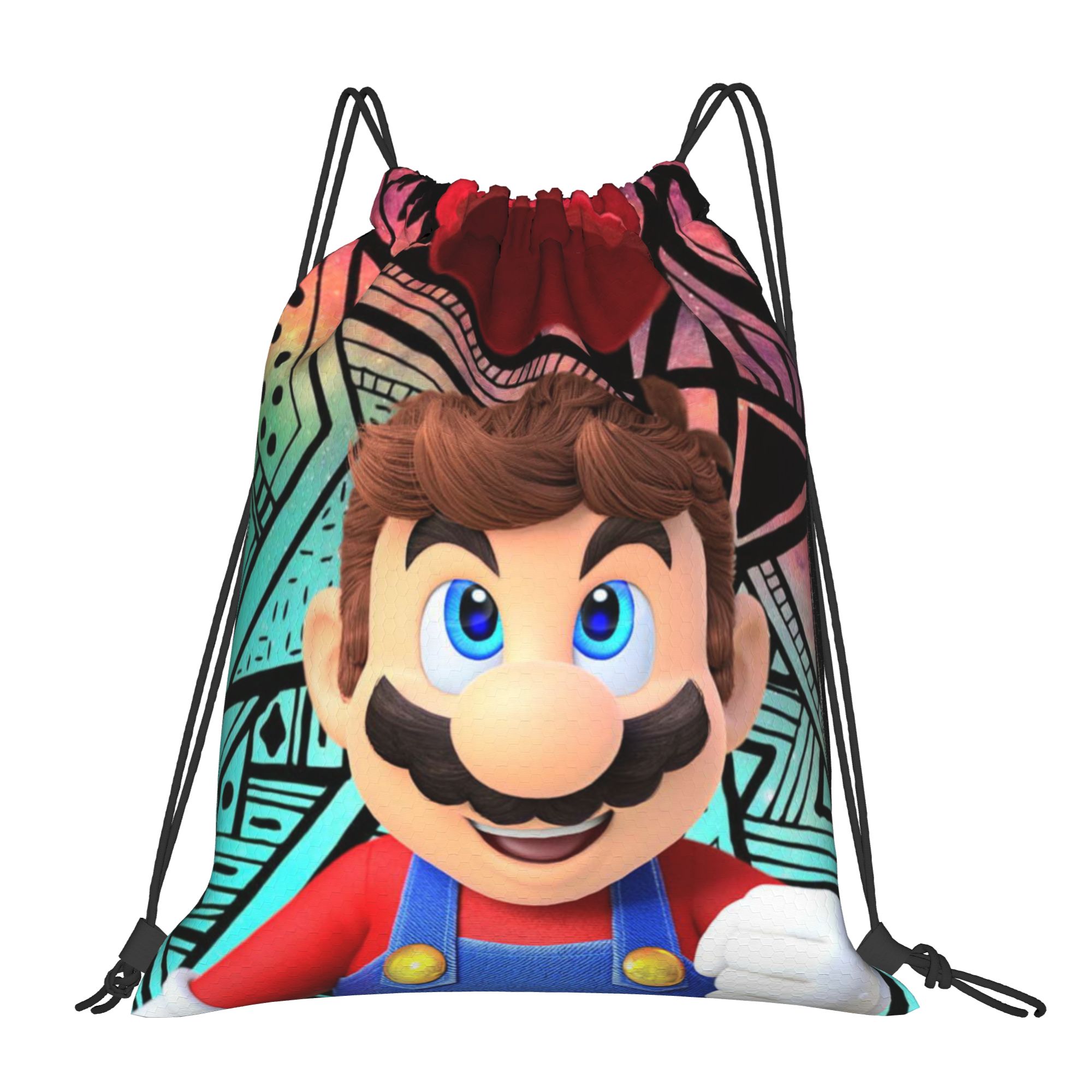 Drawstring Gym Bag - Bolsa com cordão personalizada M-Marioes Video