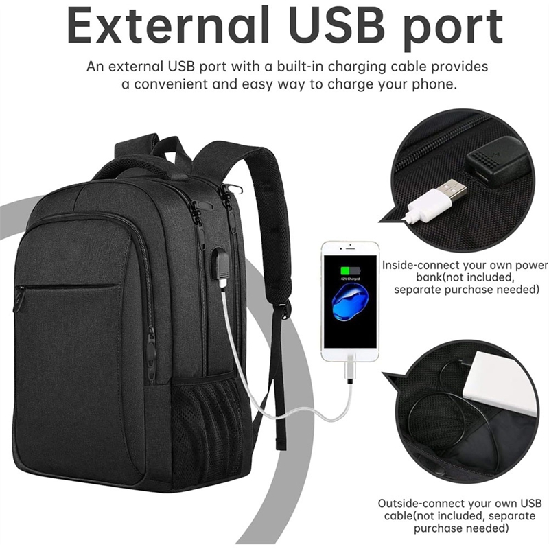 Mochila Grande para Laptop de  - Travel Backpack Anti Theft avaliação e preço