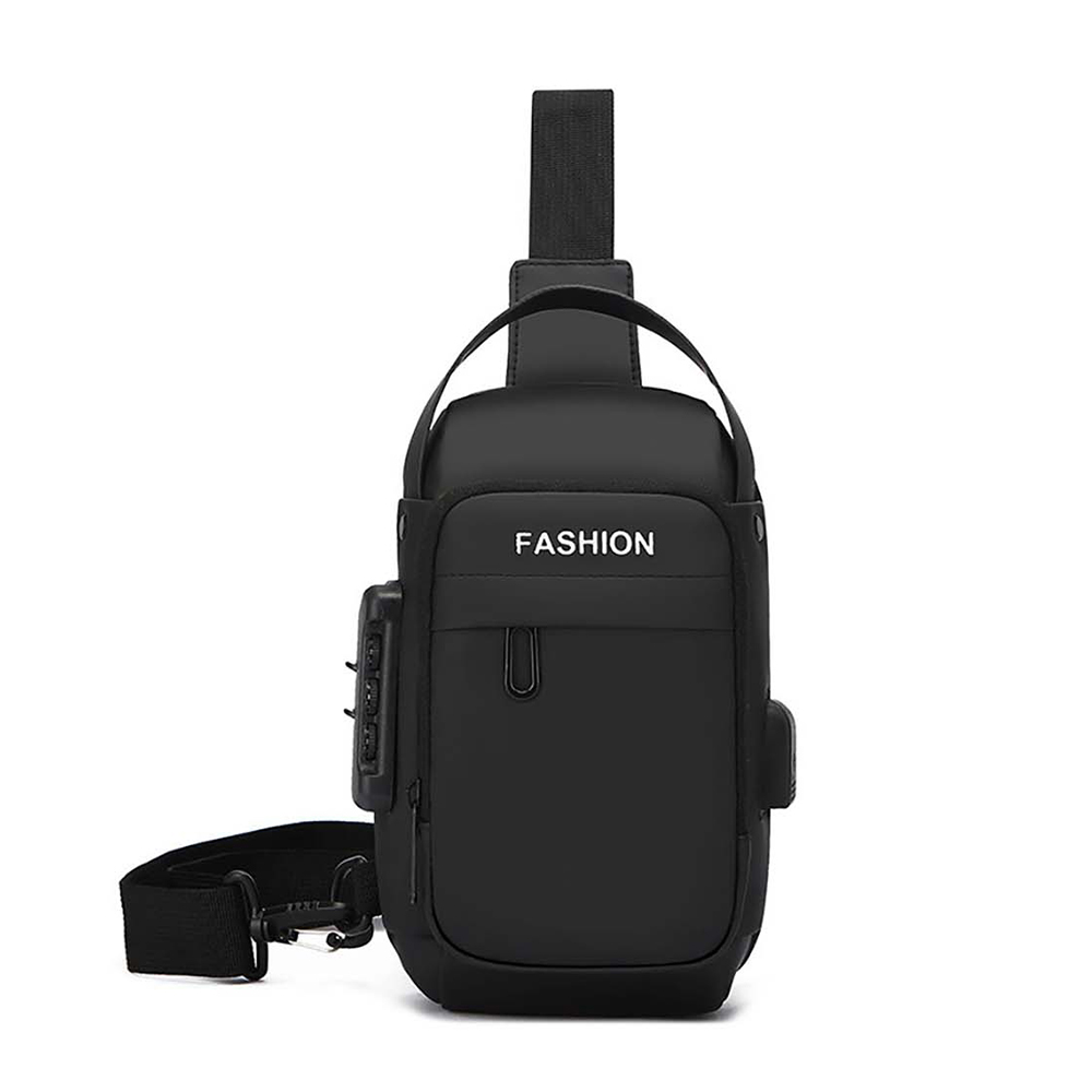 Bolsa transversal masculina co - Sling Backpack Shoulder avaliação e preço