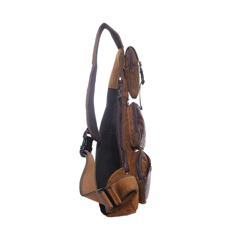 Mochila Transversal Masculina, - Sling Backpack Shoulder avaliação e preço