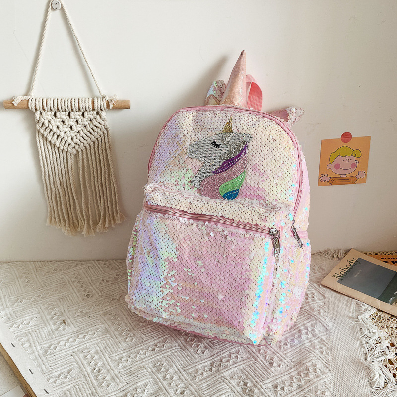 Mochila de Unicórnio com Lante - Fashion Backpack Women avaliação e preço