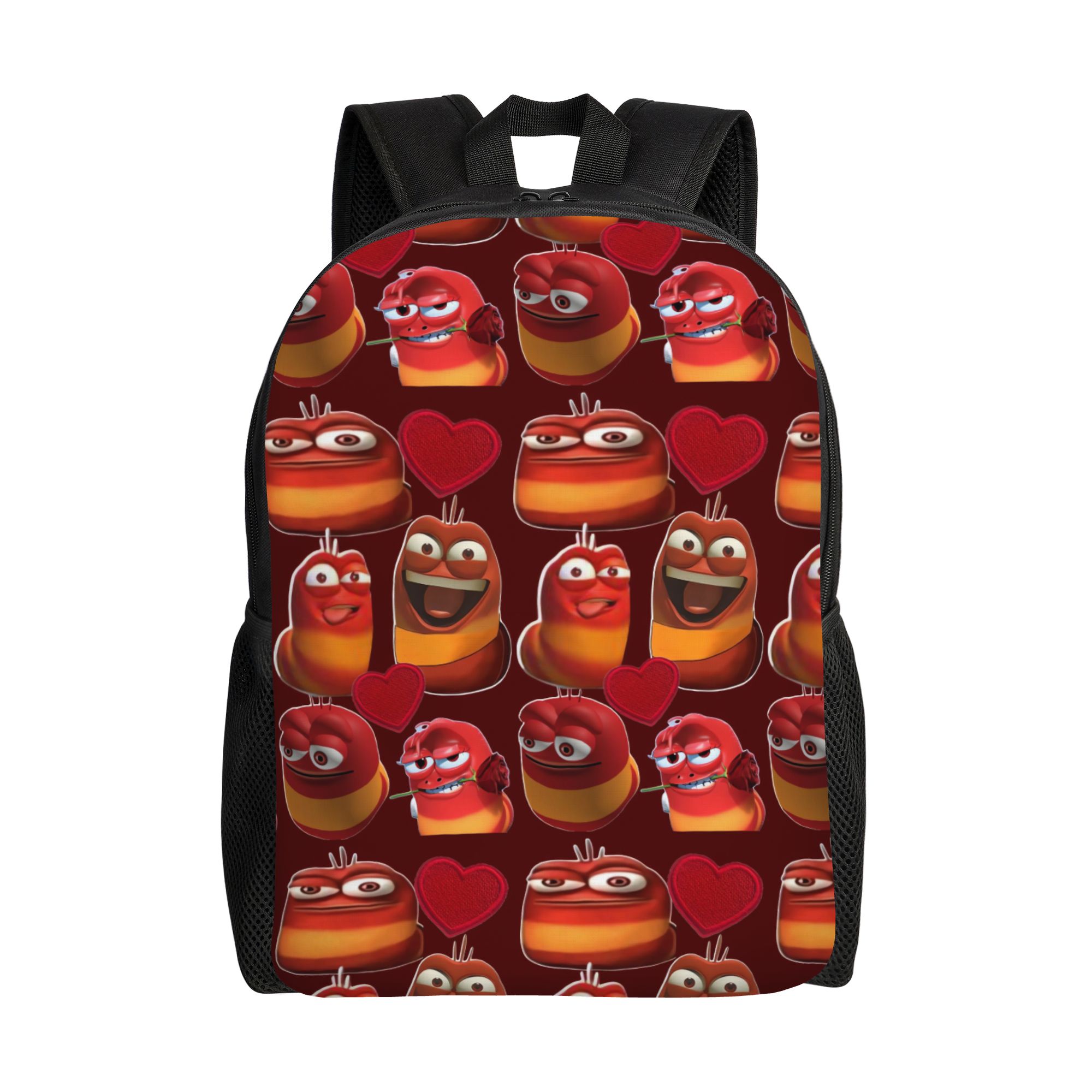 Mochila Larva Yellow Larva Red - School Backpack Teen avaliação e preço