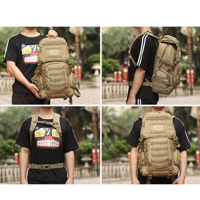50l tático mochila esportes ao - Rucksack Military Style avaliação e preço