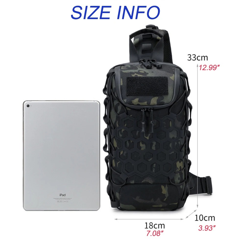 Nova Mochila Tática de Ombro T - Sling Backpack Shoulder avaliação e preço