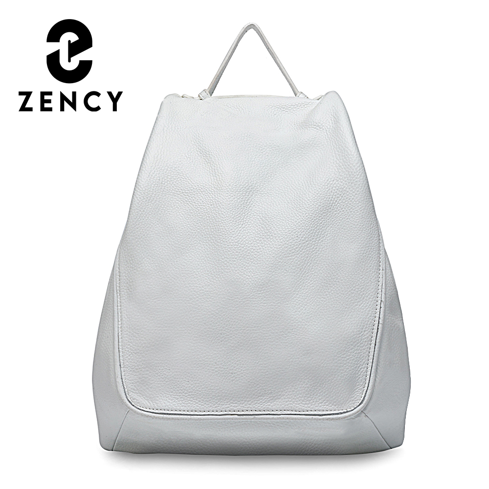 Zency mulheres 100% couro genu - Travel Backpack Anti Theft avaliação e preço