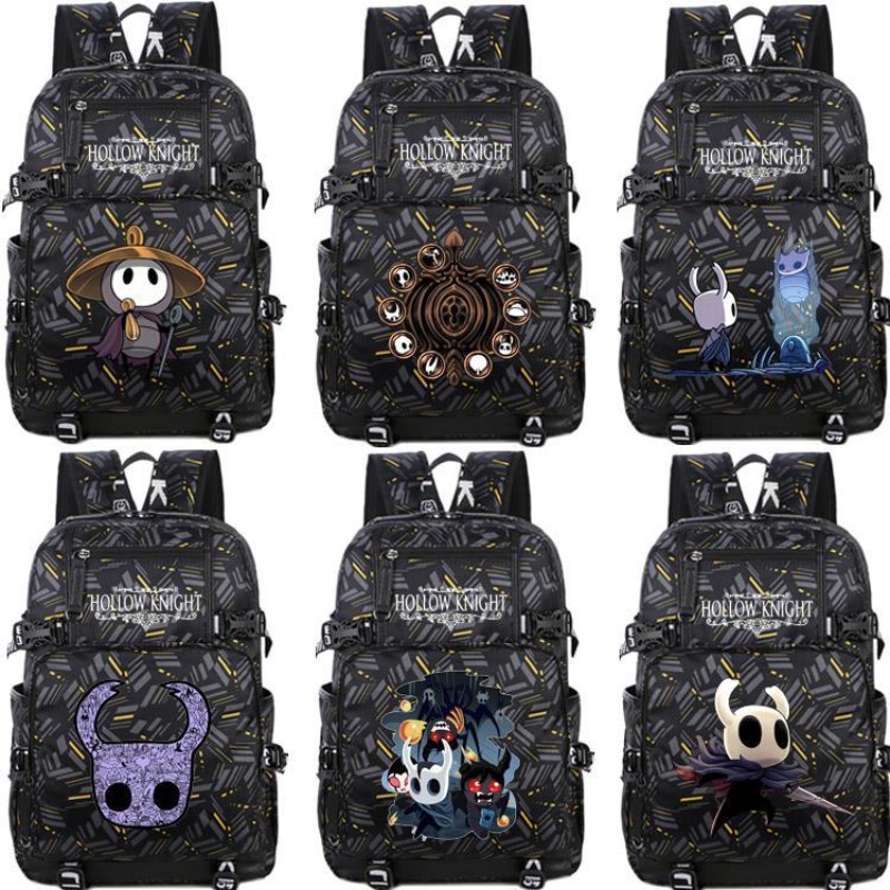 Mochila de cavaleiro oco anime - School Backpack Teen avaliação e preço