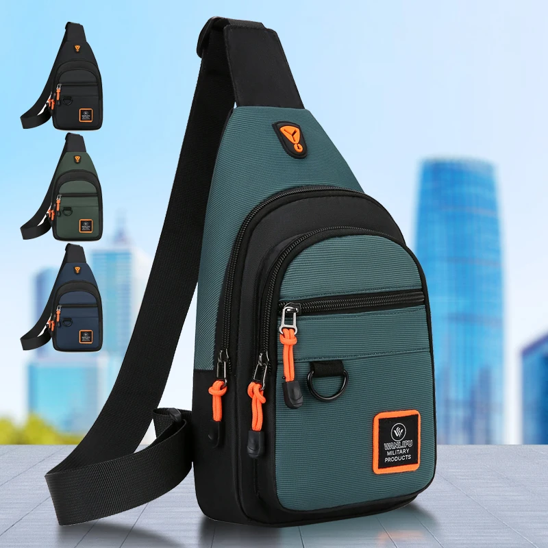 Nova bolsa de peito masculina, - Hiking Backpack Waterproof avaliação e preço
