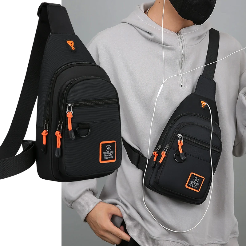 Nova bolsa de peito masculina, - Hiking Backpack Waterproof avaliação e preço