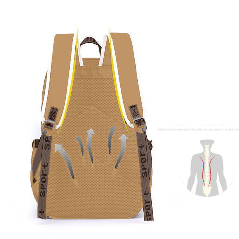 Kawaii capivara elegante cáqui - School Backpack Teen avaliação e preço