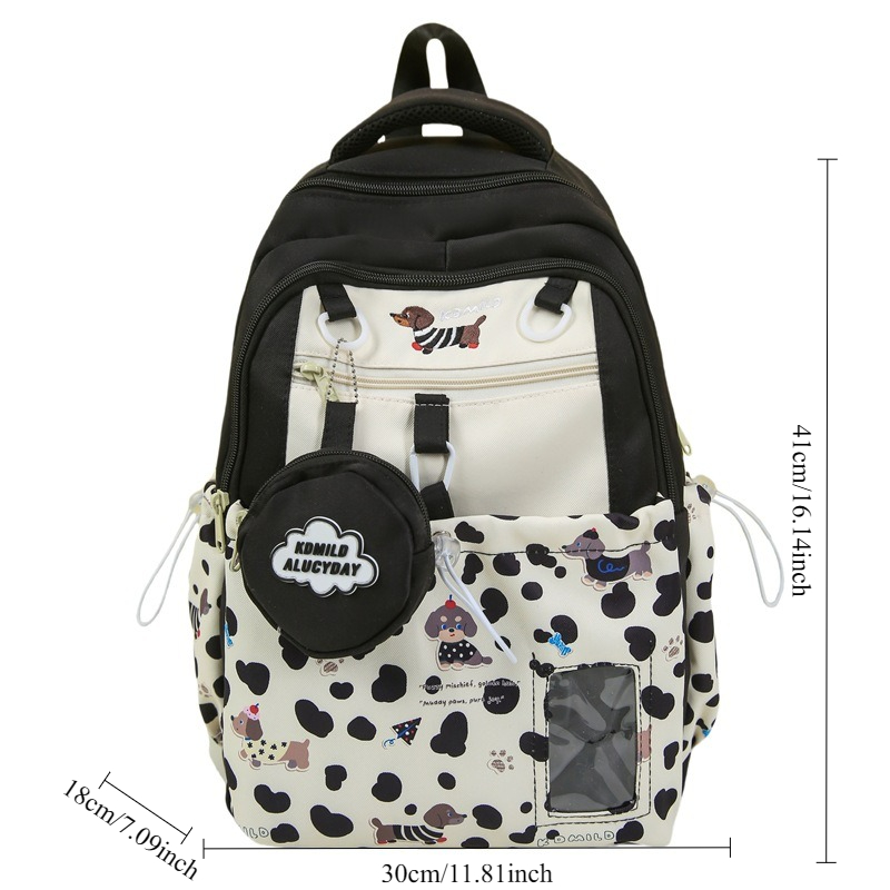 Mochila estilo colegial com de - School Backpack Teen avaliação e preço