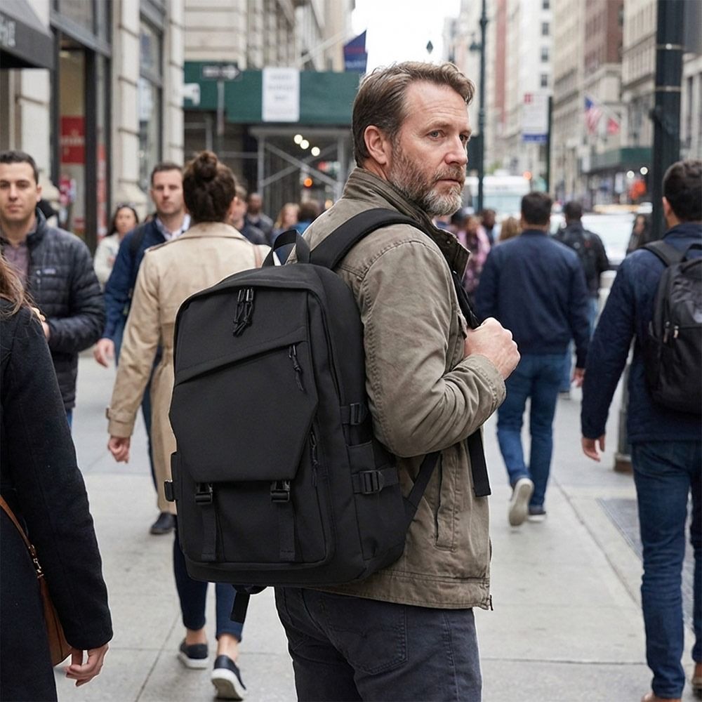 Mochila Masculina de Negócios  - Canvas Backpack Casual avaliação e preço