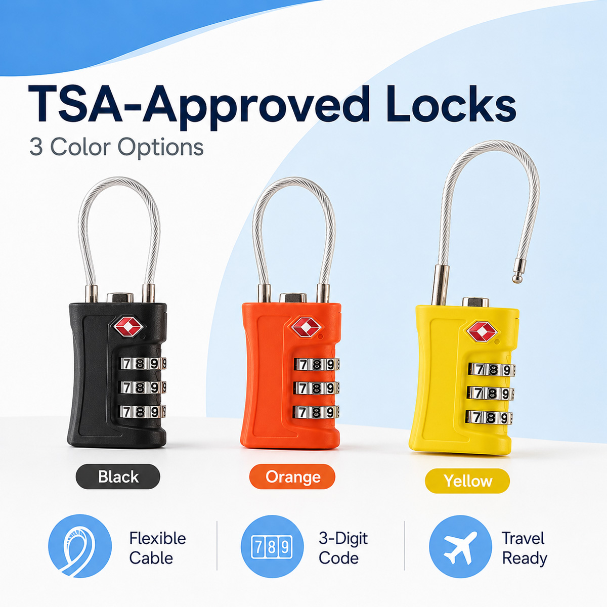 Cadeado de Bagagem Aprovado pe - Travel Backpack Anti Theft avaliação e preço