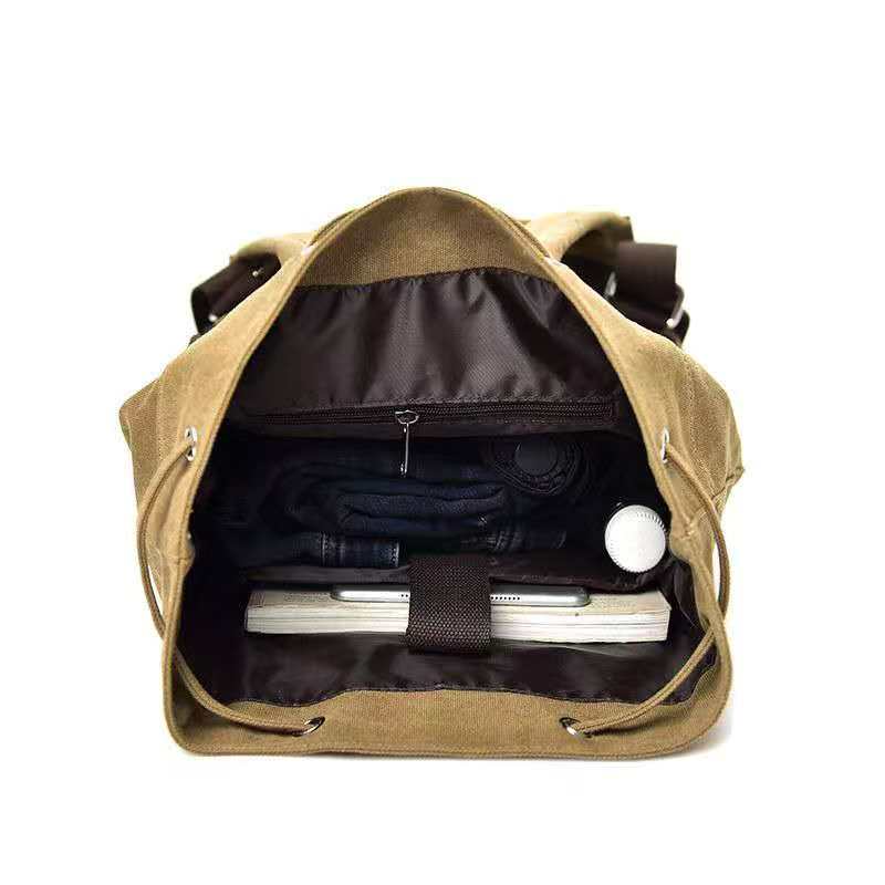 2026 mochila de lona com alças - Fashion Backpack Women avaliação e preço