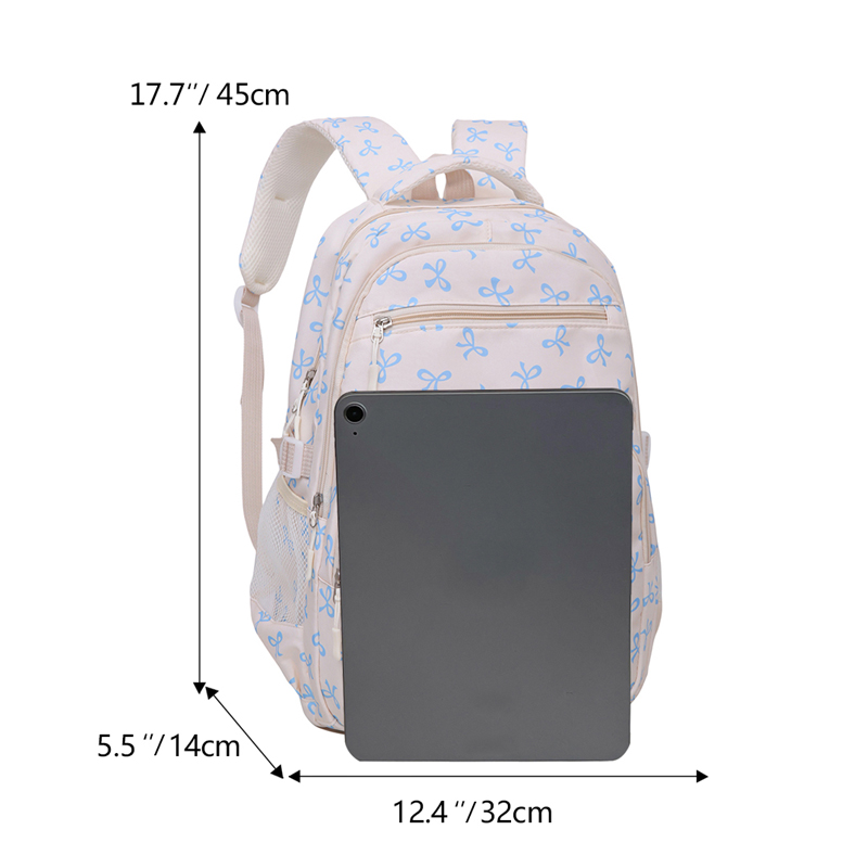 Mochila com estampa de laço, 3 - Sling Backpack Shoulder avaliação e preço