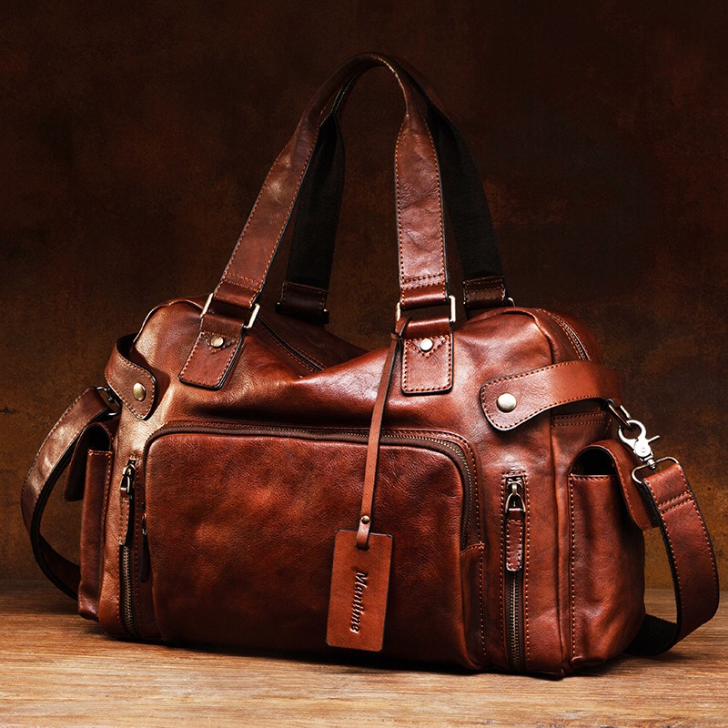 Bolsa masculina de borracha de - Leather Backpack Vintage avaliação e preço