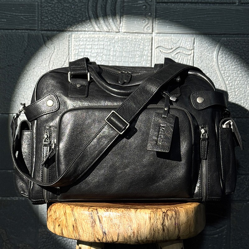 Bolsa masculina de borracha de - Leather Backpack Vintage avaliação e preço