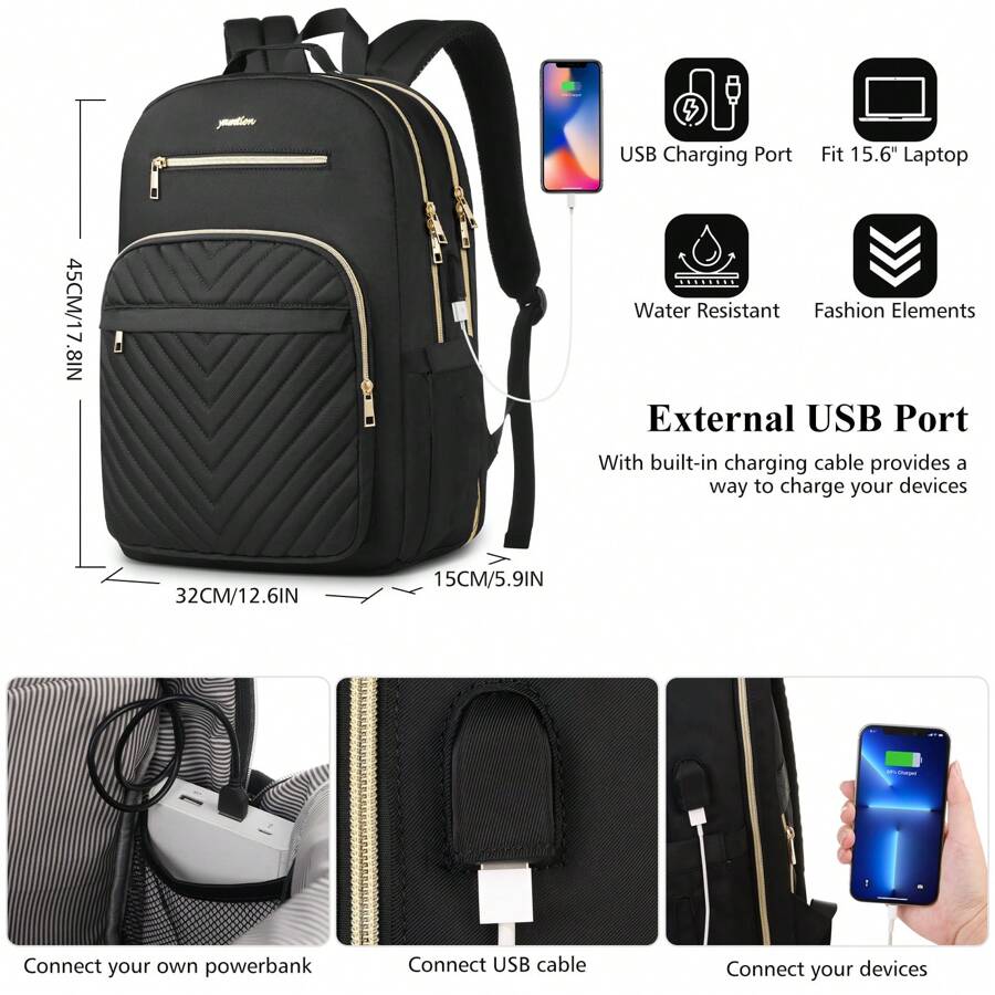 Mochila para laptop feminina,  - School Backpack Teen avaliação e preço
