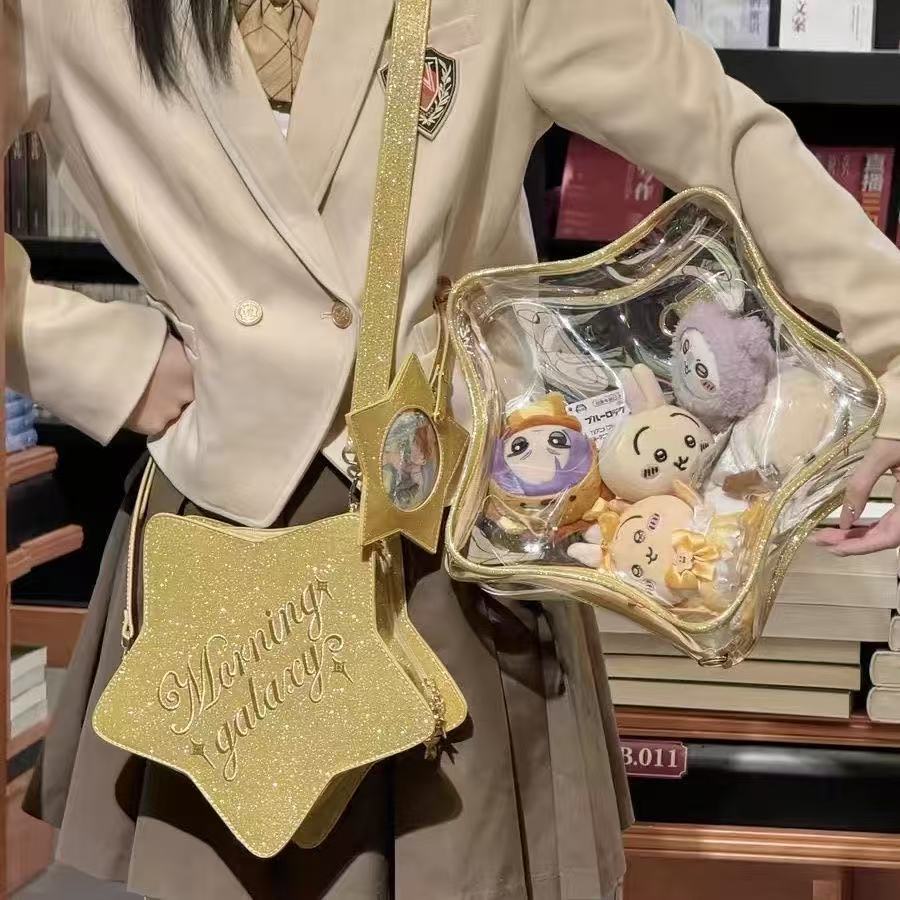 Bolsa Transversal Y2K Estrela  - Mini Backpack Purse avaliação e preço