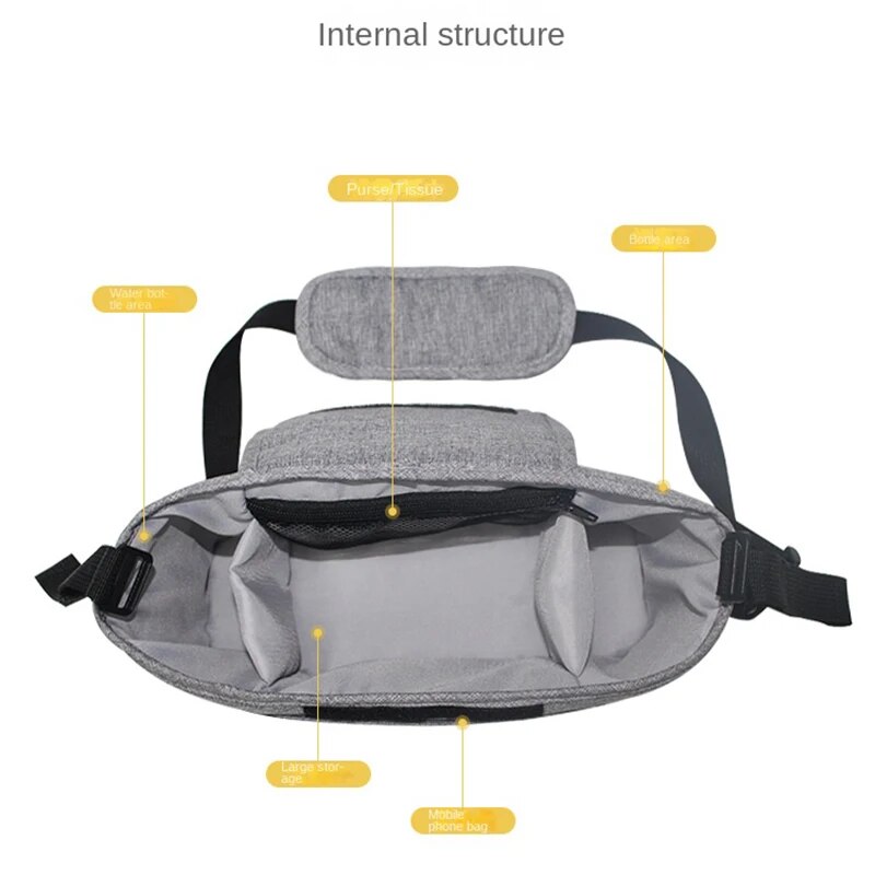 Grande Capacidade Baby Strolle - Backpack Diaper Bag avaliação e preço