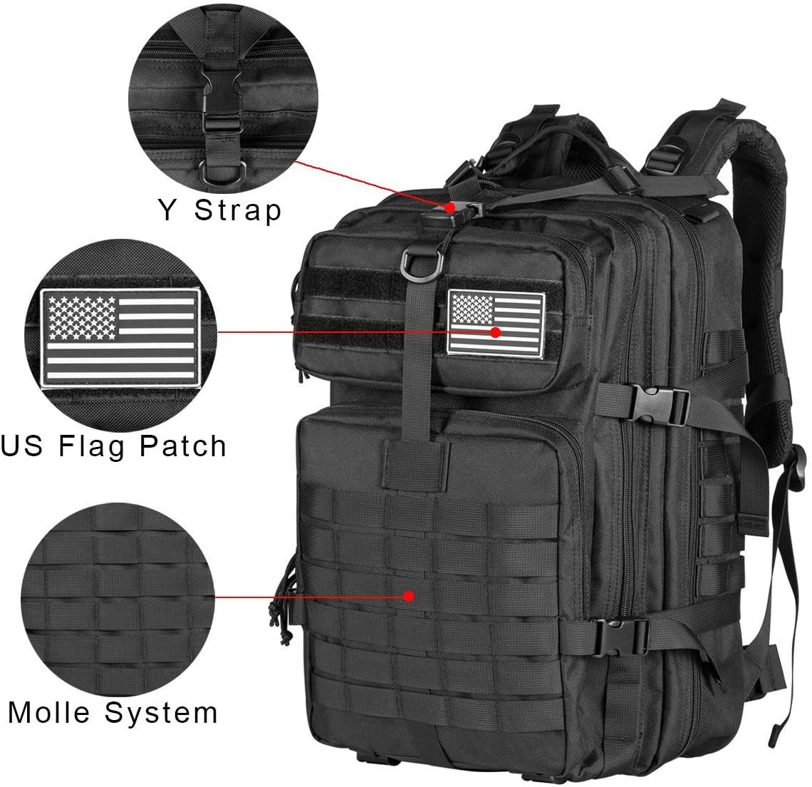 Mochila tática militar aa 60l, - Urban Backpack Tactical avaliação e preço