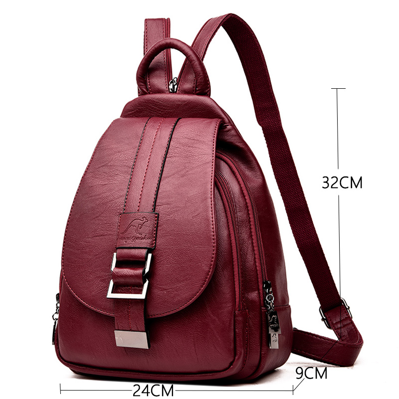 Designer Mochilas de Couro par - Leather Backpack Vintage avaliação e preço