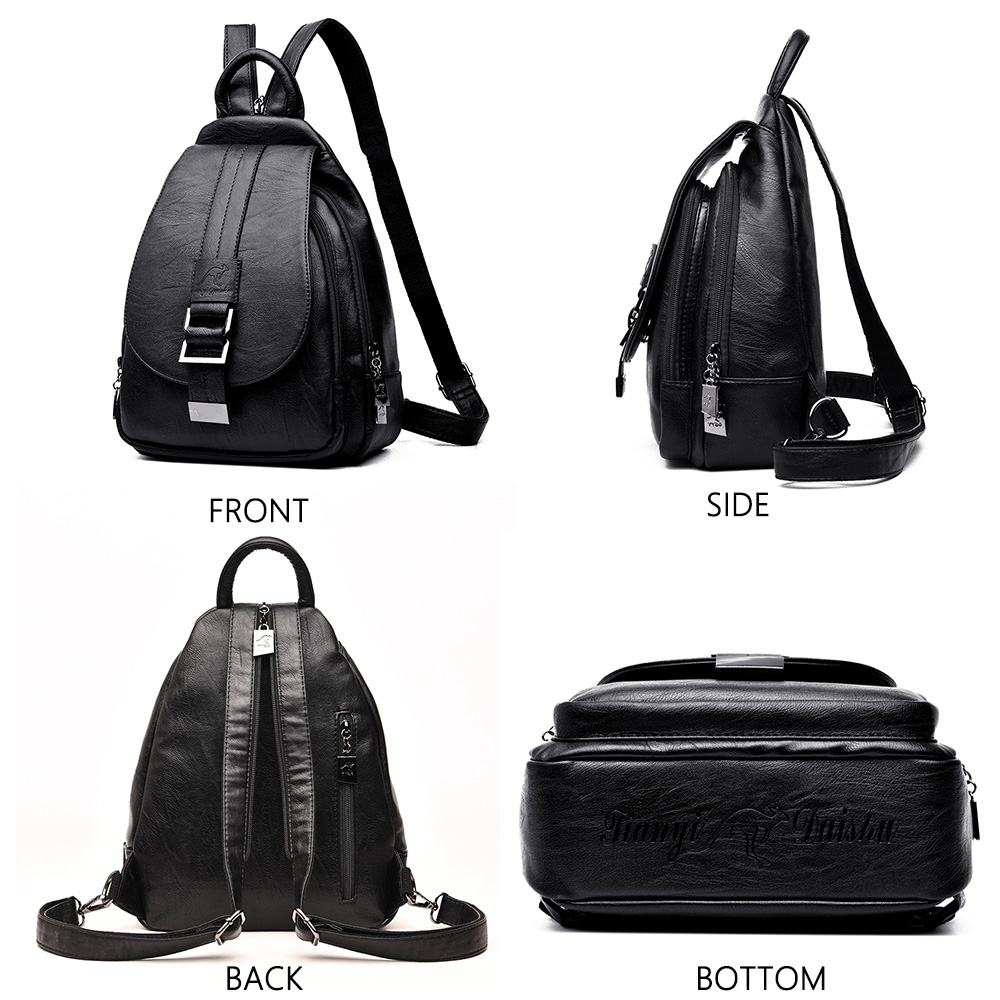 Designer Mochilas de Couro par - Leather Backpack Vintage avaliação e preço