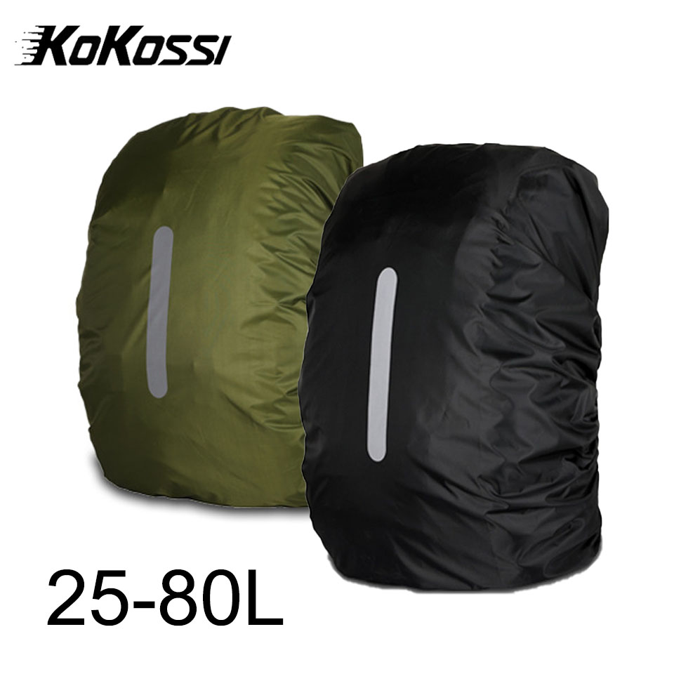 Kokossi 1 pçs 25-80l mochila c - Rain Cover Backpack avaliação e preço