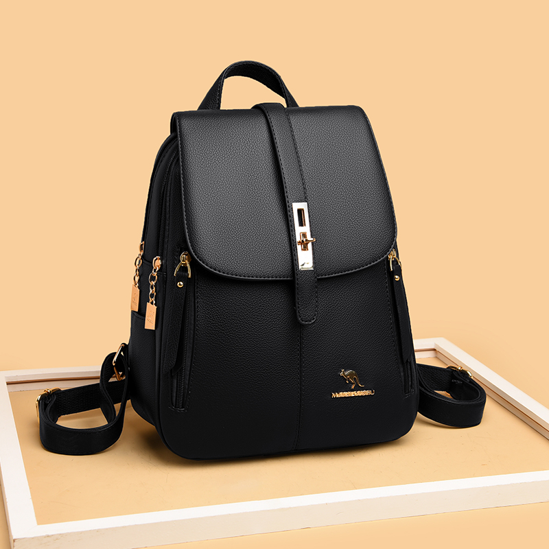 Mochilas de couro luxuosas par - Leather Backpack Vintage avaliação e preço
