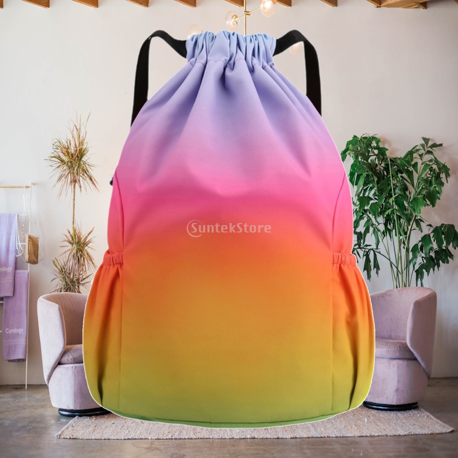 Mochila com cordão para homens - Drawstring Gym Bag avaliação e preço