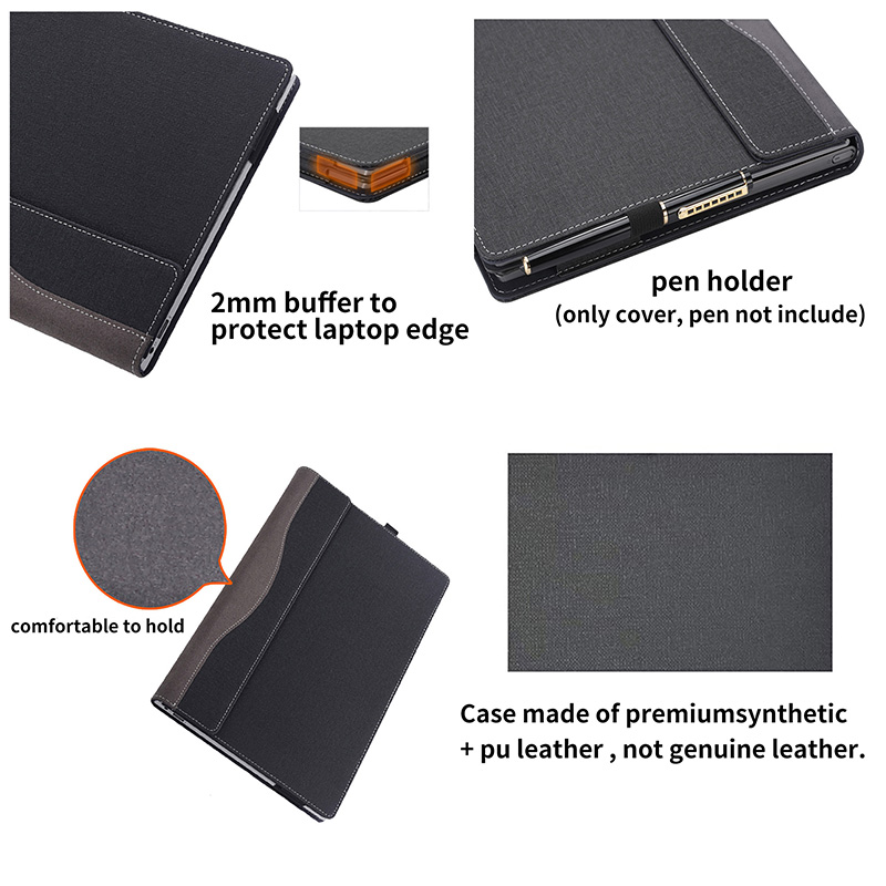 Removível PU Capa de Couro par - Laptop Sleeve Removable avaliação e preço
