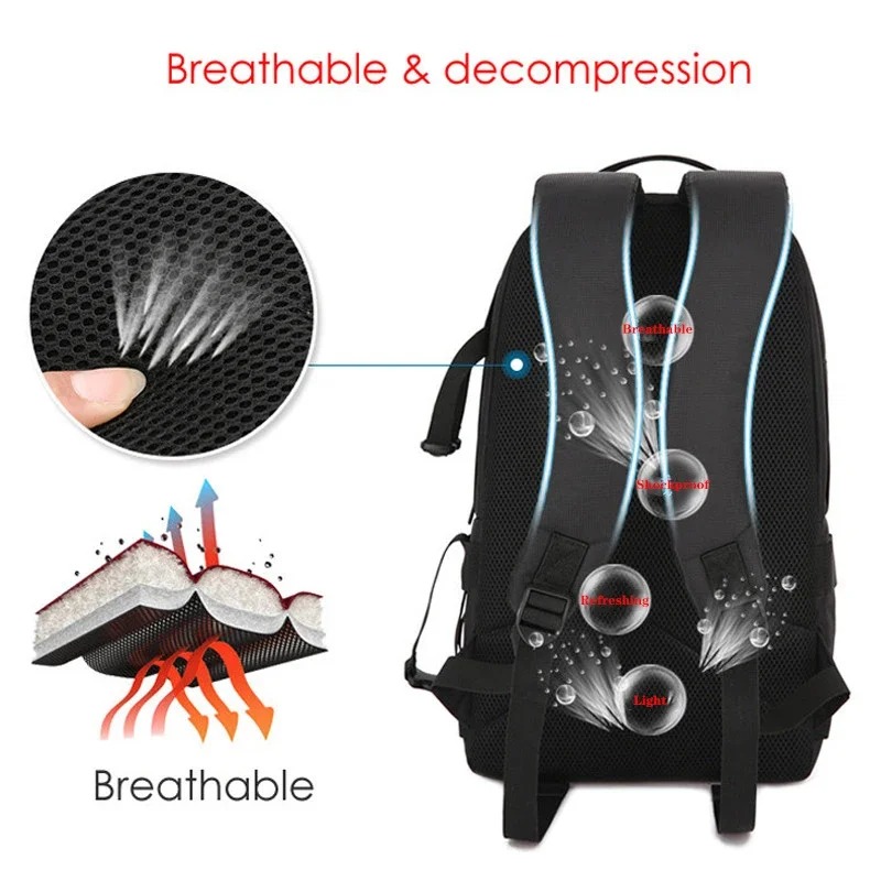 Mochila à prova d'água para câ - Laptop Backpack 15.6 avaliação e preço
