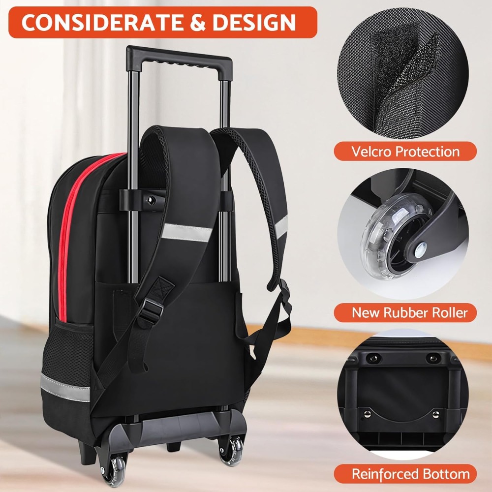 Mochila com Rodinhas para Meni - School Backpack Teen avaliação e preço