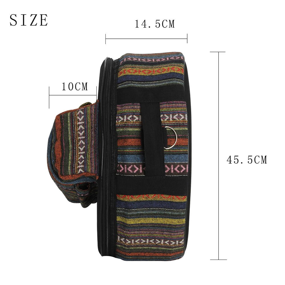 Estilo étnico Militar Drum Bag - Rucksack Military Style avaliação e preço