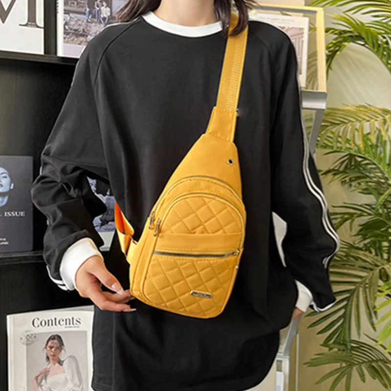 Bolsa de peito 2025 senhoras à - Sling Backpack Shoulder avaliação e preço