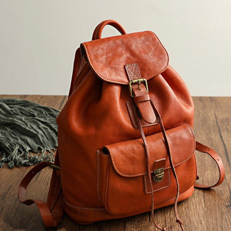 Mochila de Viagem Johnature em - Leather Backpack Vintage avaliação e preço